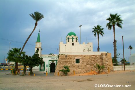 Postcard Tripoli - an old city gate