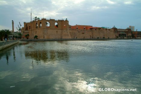 Postcard Tripoli - the Red Castle