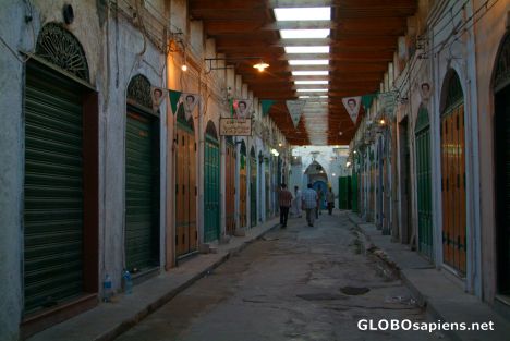 Postcard Tripoli - souks after hours