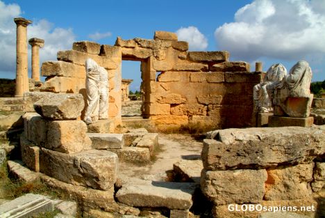 Postcard Cyrene - Temple of Demeter