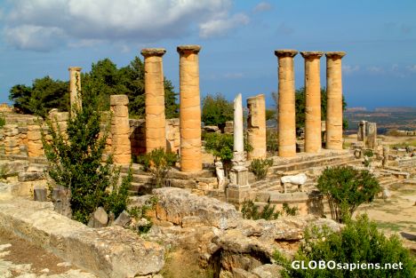 Cyrene - temple in the lower city