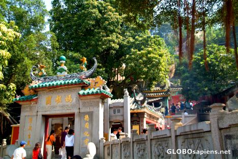 Postcard Macau - Chinese temple