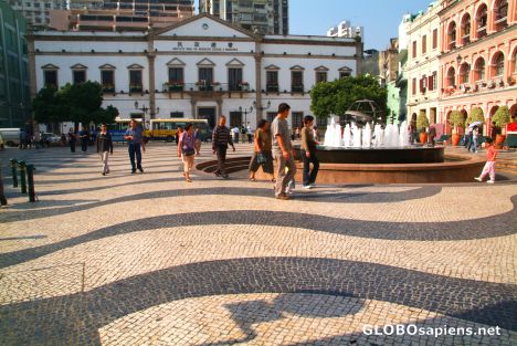 Postcard Macau - lovely plaza