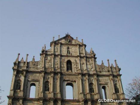Postcard Ruinas de Sao Paulo in Macau
