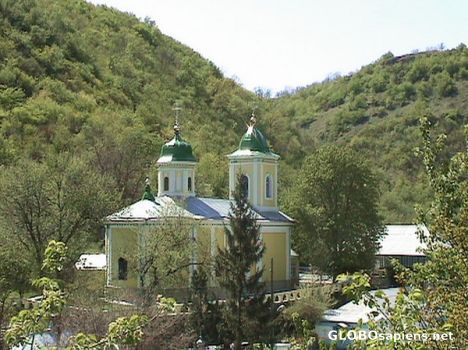 Postcard Saharna monastery