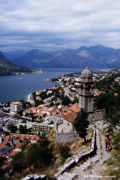 Postcard Kotor and the fjord