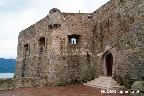 Postcard Budva (ME) - the entrance to the citadel
