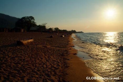 Postcard Lake Malawi Sunset