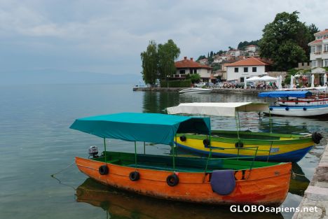 Postcard Ohrid lake