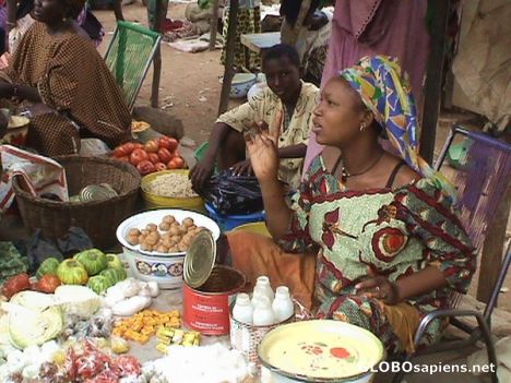 Postcard Sunday Market in Douentza - Mali