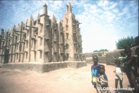 Postcard Mosque in Old Segou