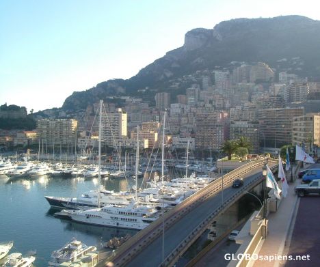 Postcard Monte Carlo Harbour