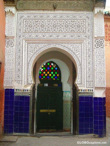 Postcard Door in medina