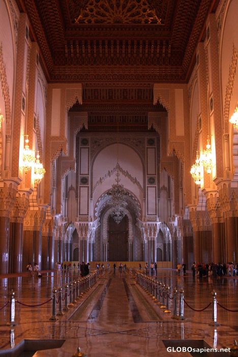 Postcard Mosque - inside