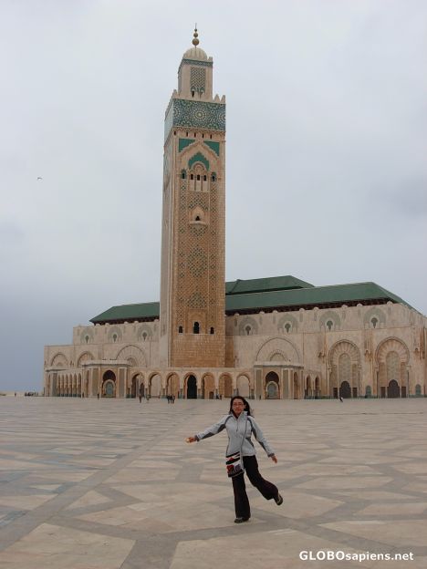 Postcard Mosquée Hassan II, Casablanca
