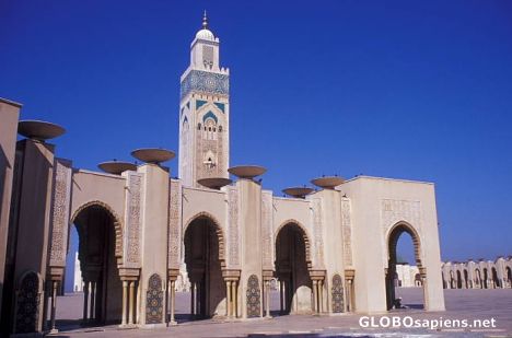 Postcard King Hassan Mosque