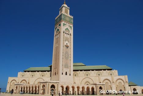 Postcard Hassan II Mosque