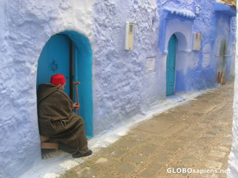 Almost everything is blue in Chaouen