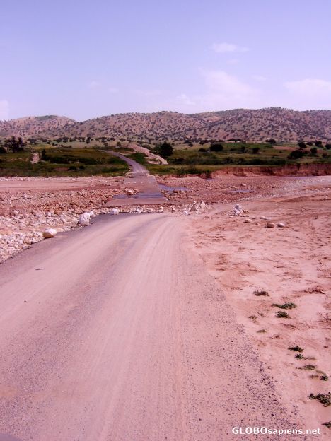 Postcard Approaching the Wadi