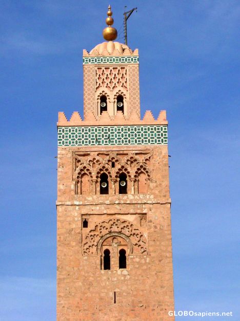 Postcard La Koutoubia minaret