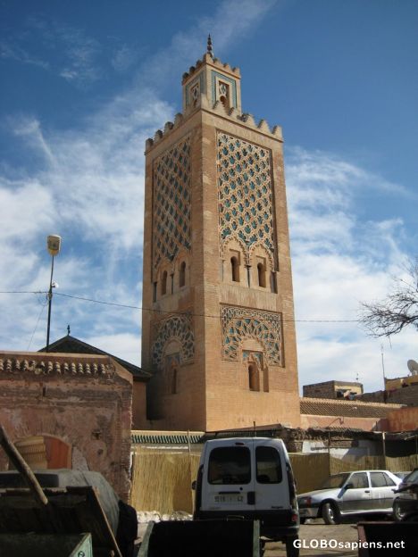 Postcard Minaret of a Mosque