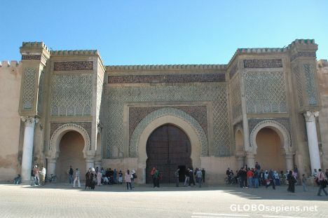 Postcard Bab Mansour Gate Meknes