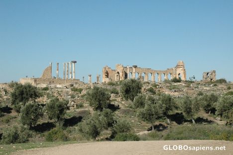 Postcard Volubilis near Meknes
