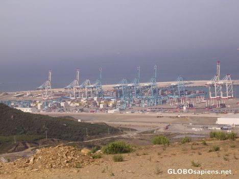 Postcard Port in Tanger