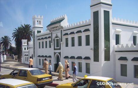 Postcard School in Tangier