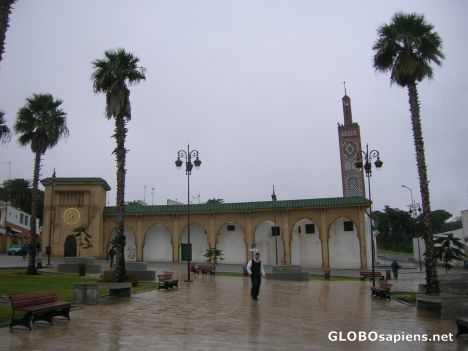 Postcard Raining in Tanger