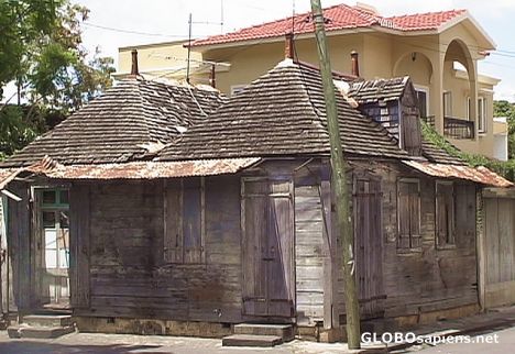 Postcard Old Creole house