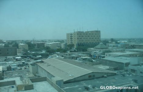 Postcard View of Nouakchott from an office window