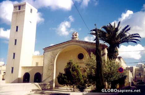 Postcard Maltese Church