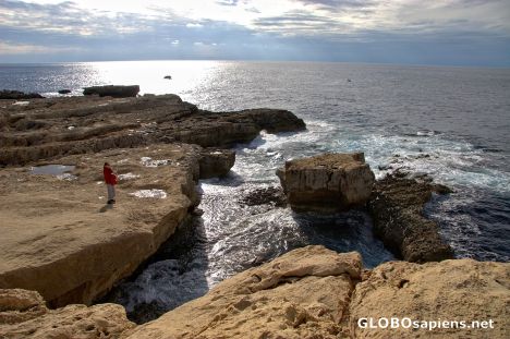 Postcard Gozo west coast