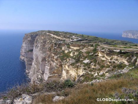 Postcard Sanap cliffs peninsula
