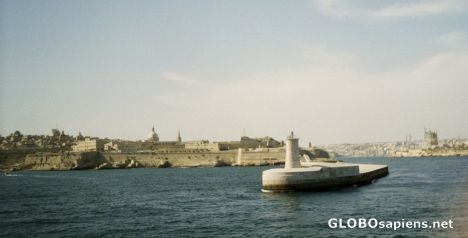 Postcard Port Entrance in Valletta