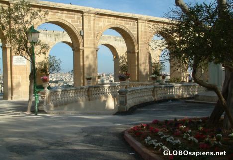 Postcard Valletta - Upper Barrakka Gardens