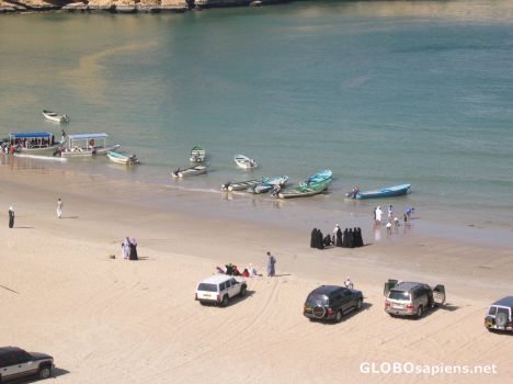 Postcard beach in Oman