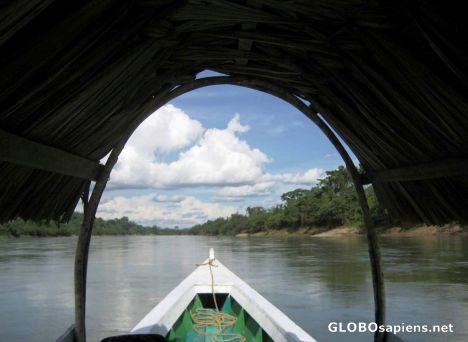 Postcard Boating down the Rio Usumacinta