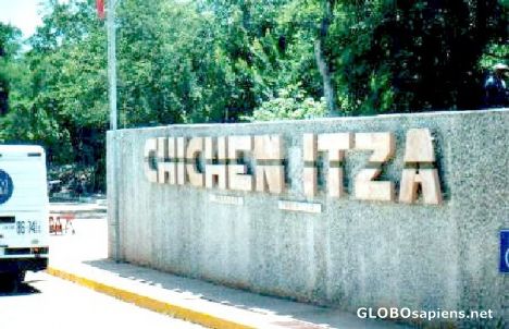 Postcard Chichen Itza Entrance