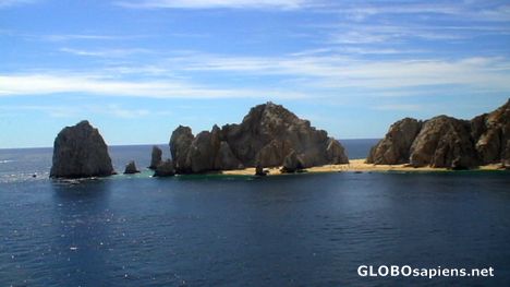 Postcard The rocks of Cabo