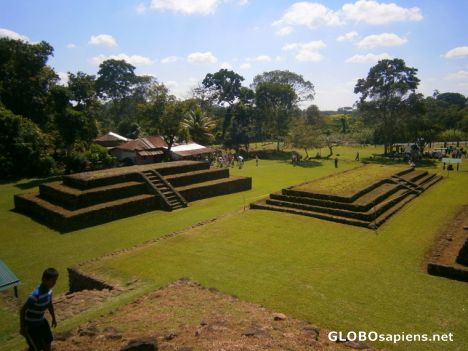 Maya ruins in Izapa