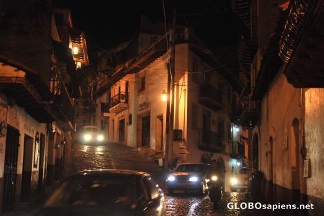 Postcard Taxco at night