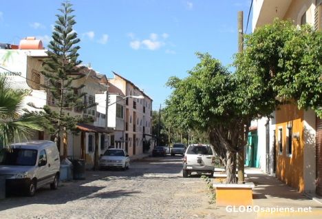 Postcard Old street in Vallarta