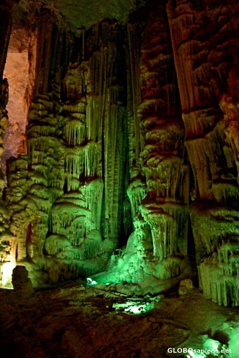 Postcard One of the Chambers of Grutas de Garcia Caverns