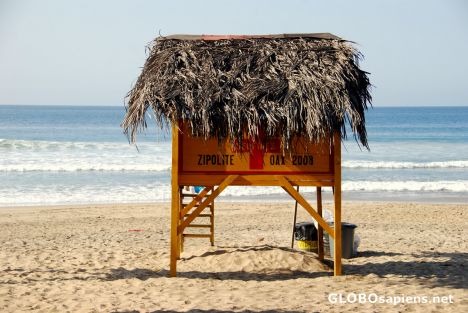 Postcard Lifeguards hut