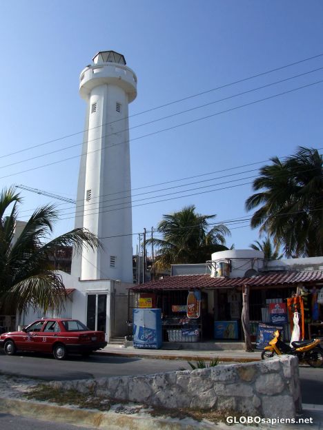 Postcard Lighthouse in Isla Town