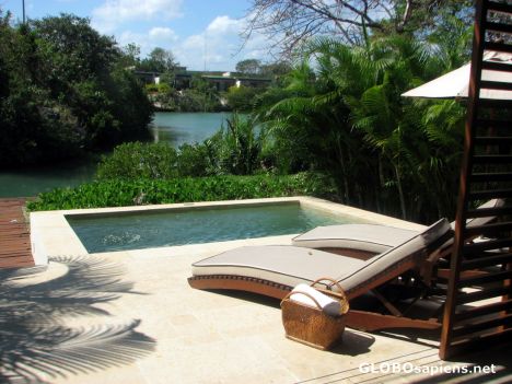 Postcard Rosewood Mayakoba Hotel - Plunge Pool and Lagoon