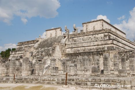 Postcard Templo de Los Guerreros