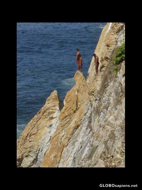 Postcard La Quebrada Cliff Divers
